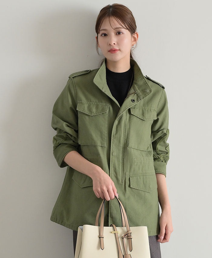 【d.i.a.】ホワイト ミリタリージャケット /GAL 50s- vintage stuffed collar military jkt white ミリタリー