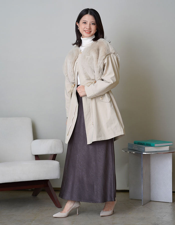 ファードッキングモッズコート 月末値下げ！CAPRICIEUX LE'MAGE ファー